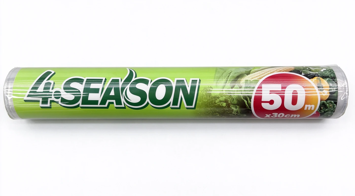PE Cling Film — 50 m Roll — supplier-provided packaging reference