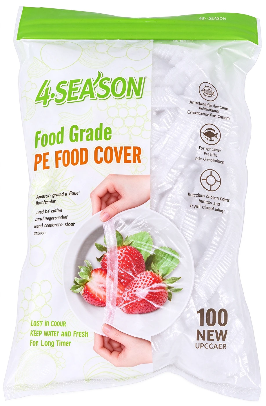 Food Covers — 100 Pack — supplier-provided packaging reference