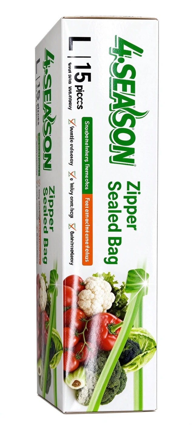 Slider Zipper Food Bags — Large — supplier-provided packaging reference