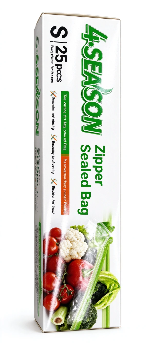 Slider Zipper Food Bags — Small — supplier-provided packaging reference