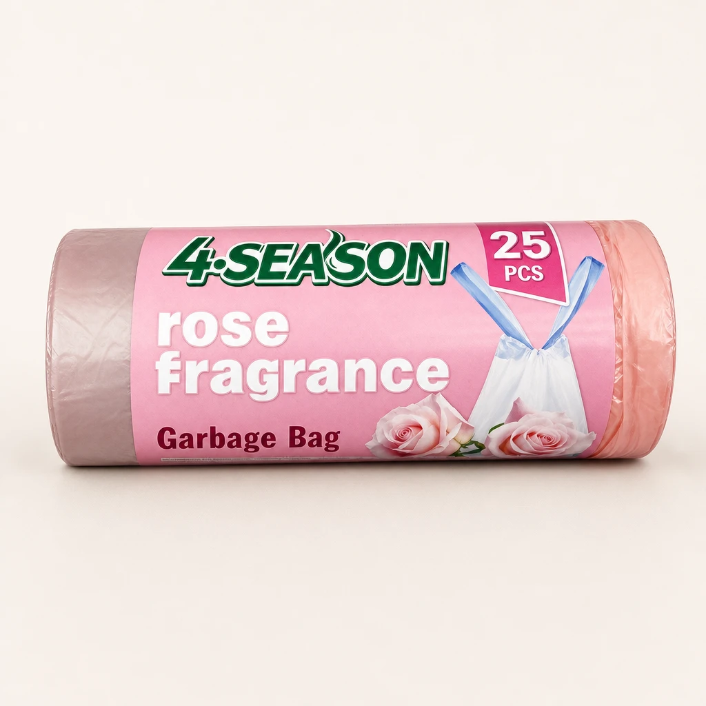 Packaging illustration of Rose Scented Drawstring Bags