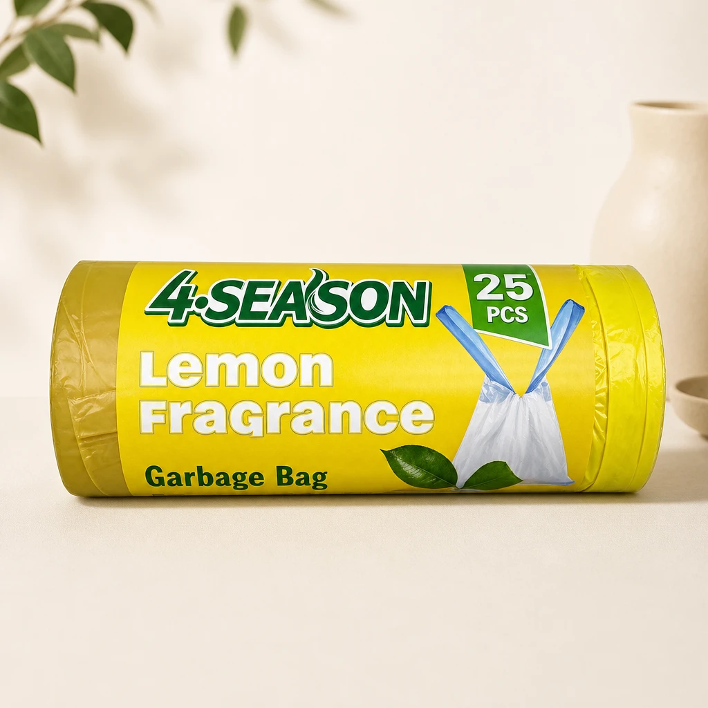 Packaging illustration of Lemon Scented Drawstring Bags