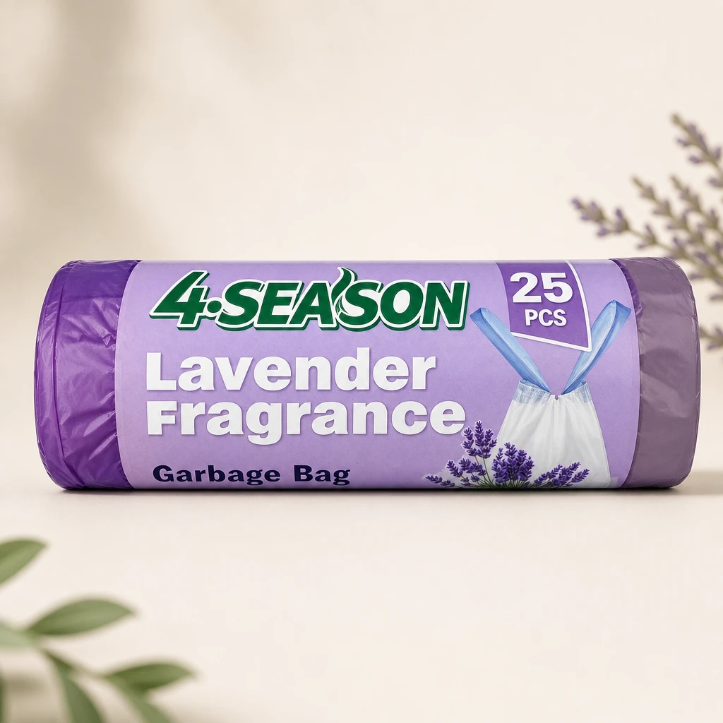 Packaging illustration of Lavender Scented Drawstring Bags