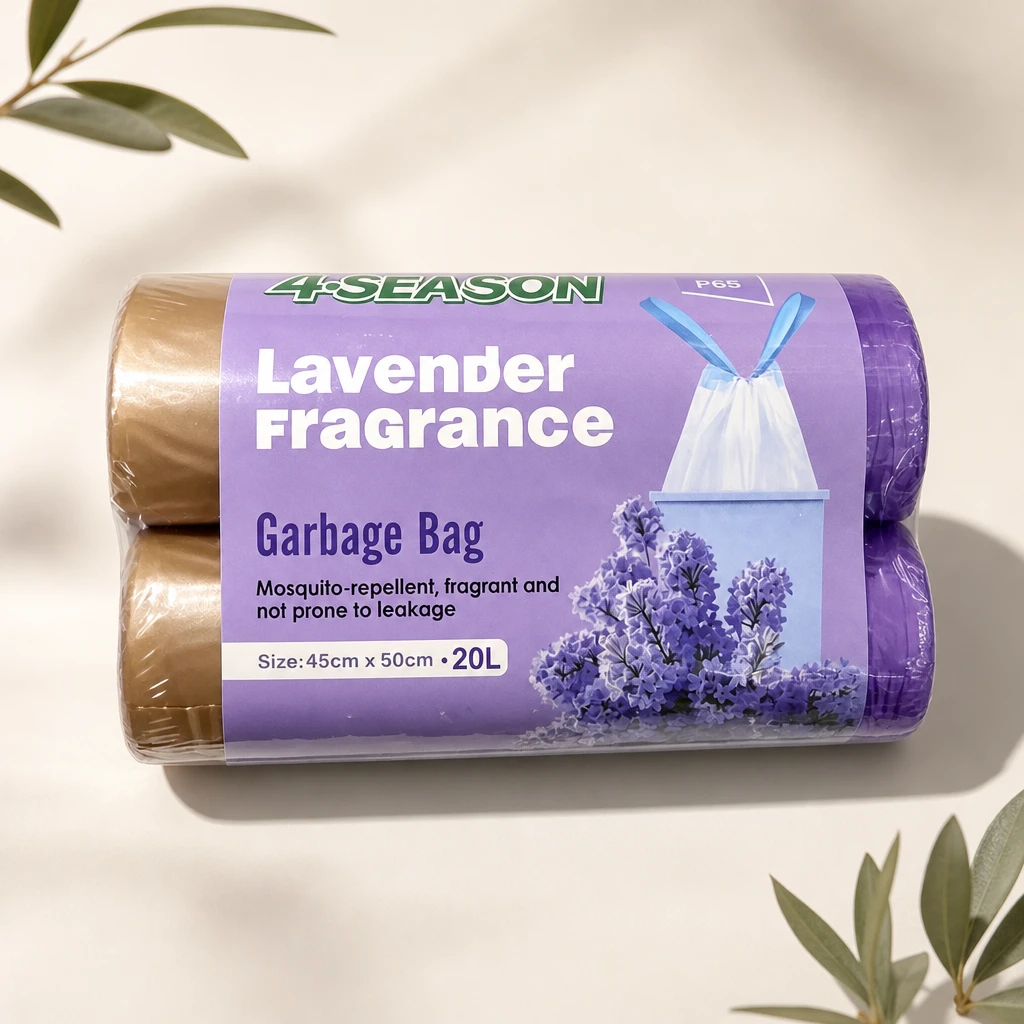 Packaging illustration of Lavender Scented Drawstring Bags