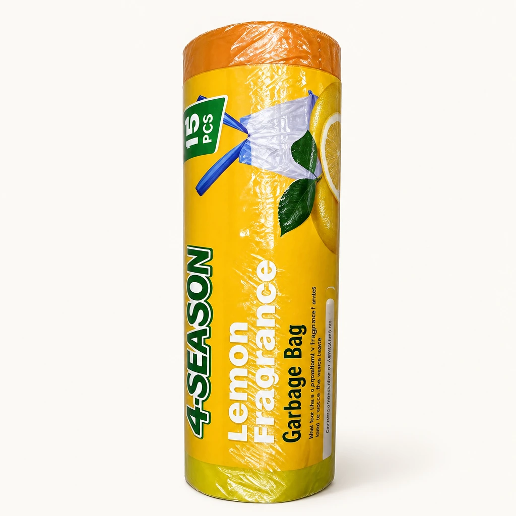 Packaging illustration of Lemon Scented Drawstring Bags