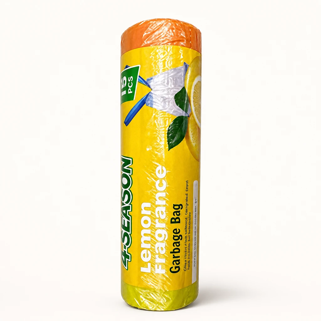 Packaging illustration of Lemon Scented Drawstring Bags