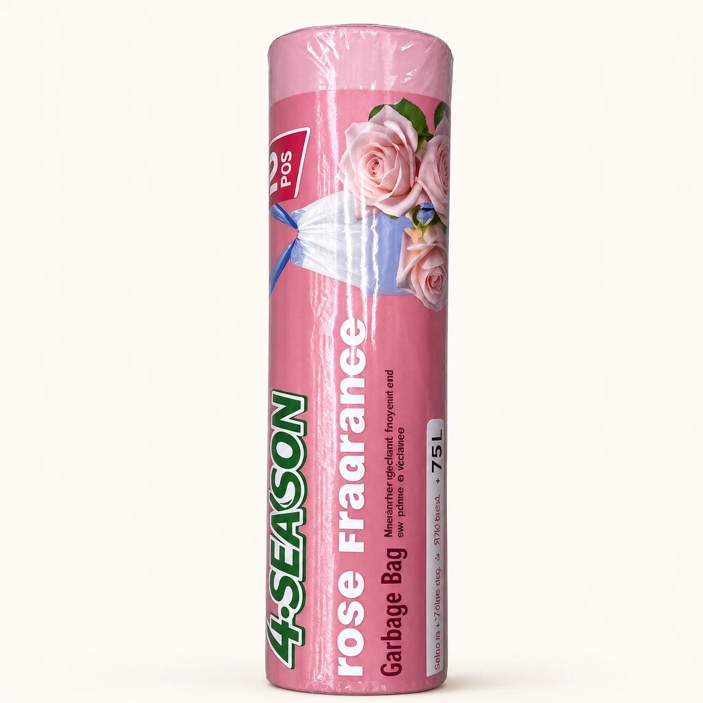 Packaging illustration of Rose Scented Drawstring Bags
