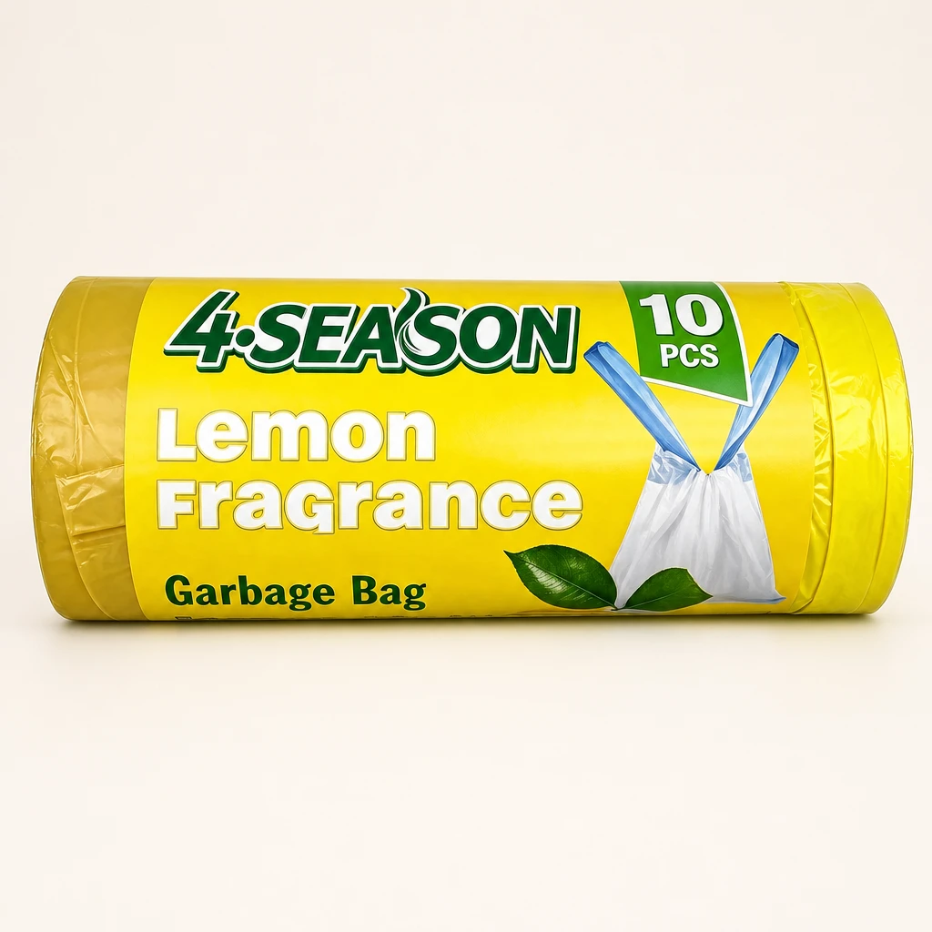 Packaging illustration of Lemon Scented Drawstring Bags