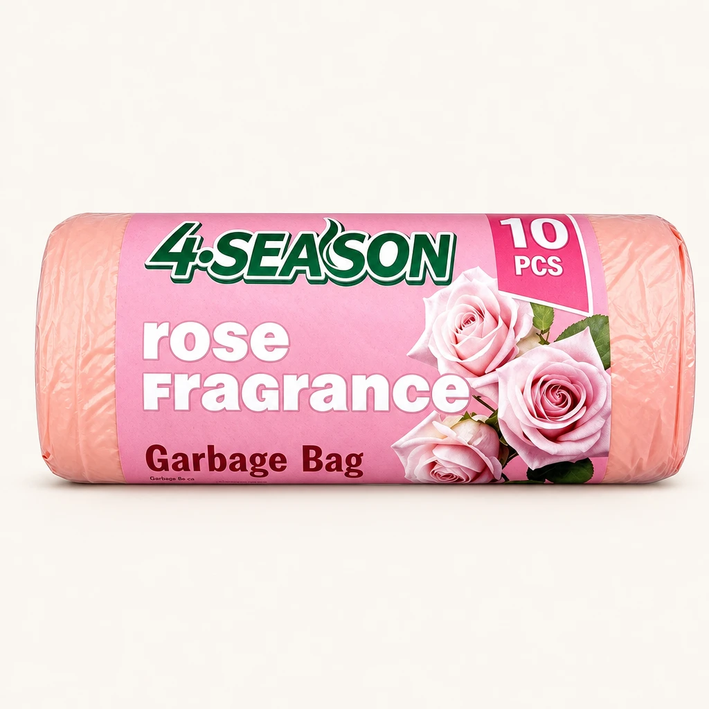 Packaging illustration of Rose Scented Drawstring Bags