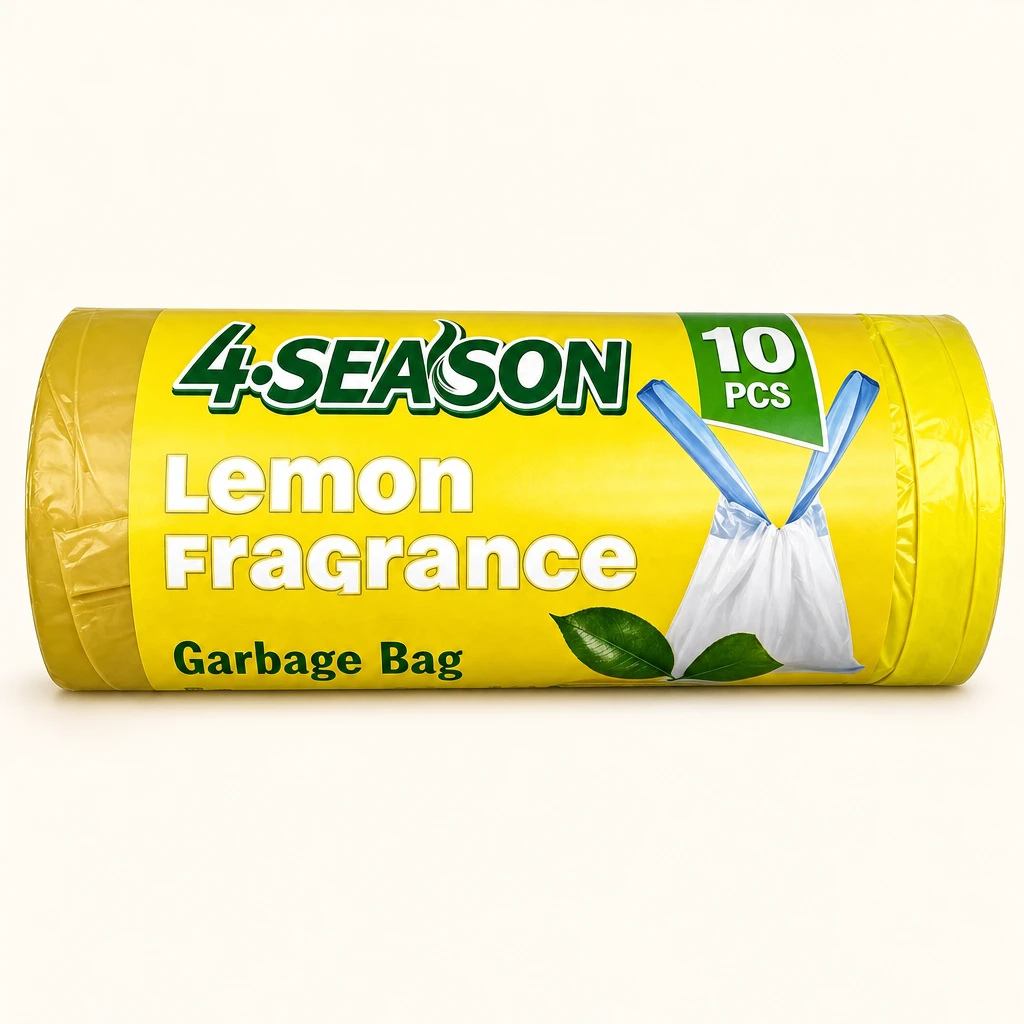 Packaging illustration of Lemon Scented Drawstring Bags