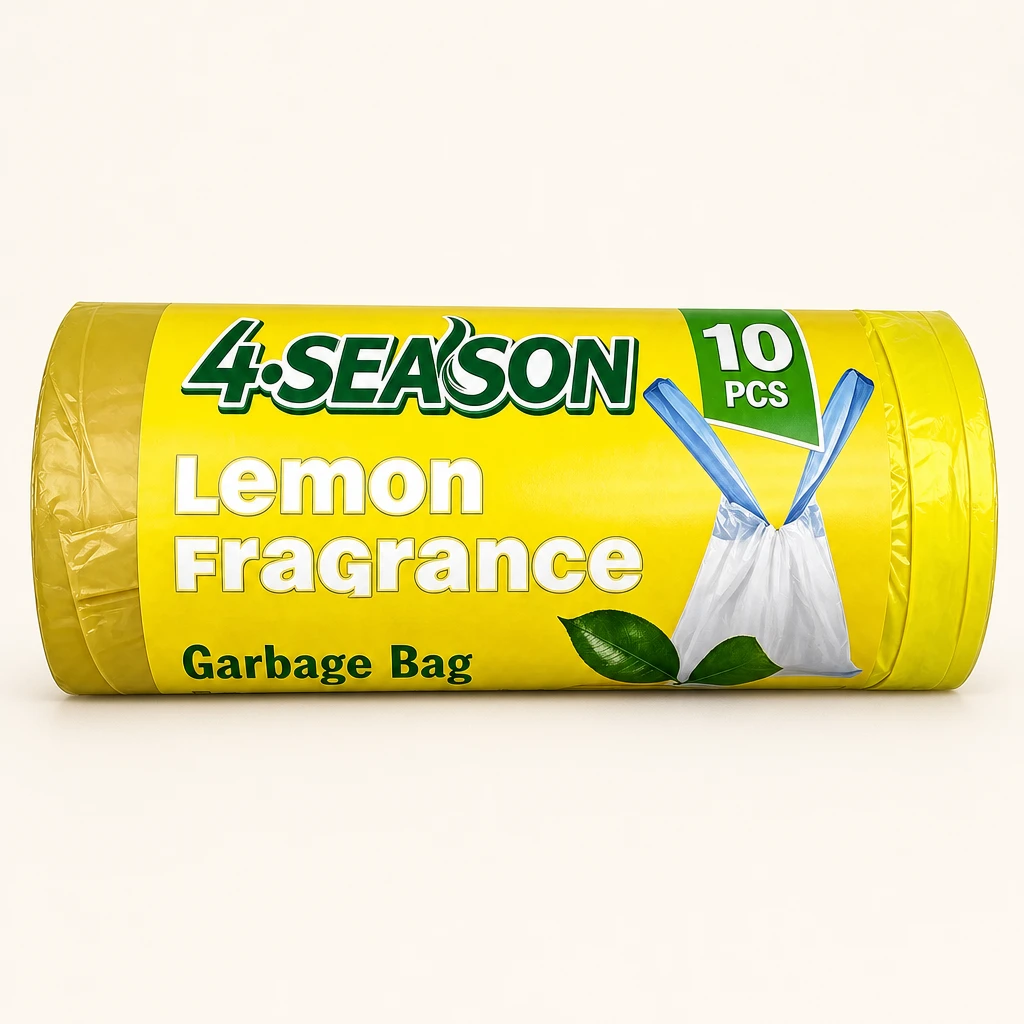 Packaging illustration of Lemon Scented Drawstring Bags