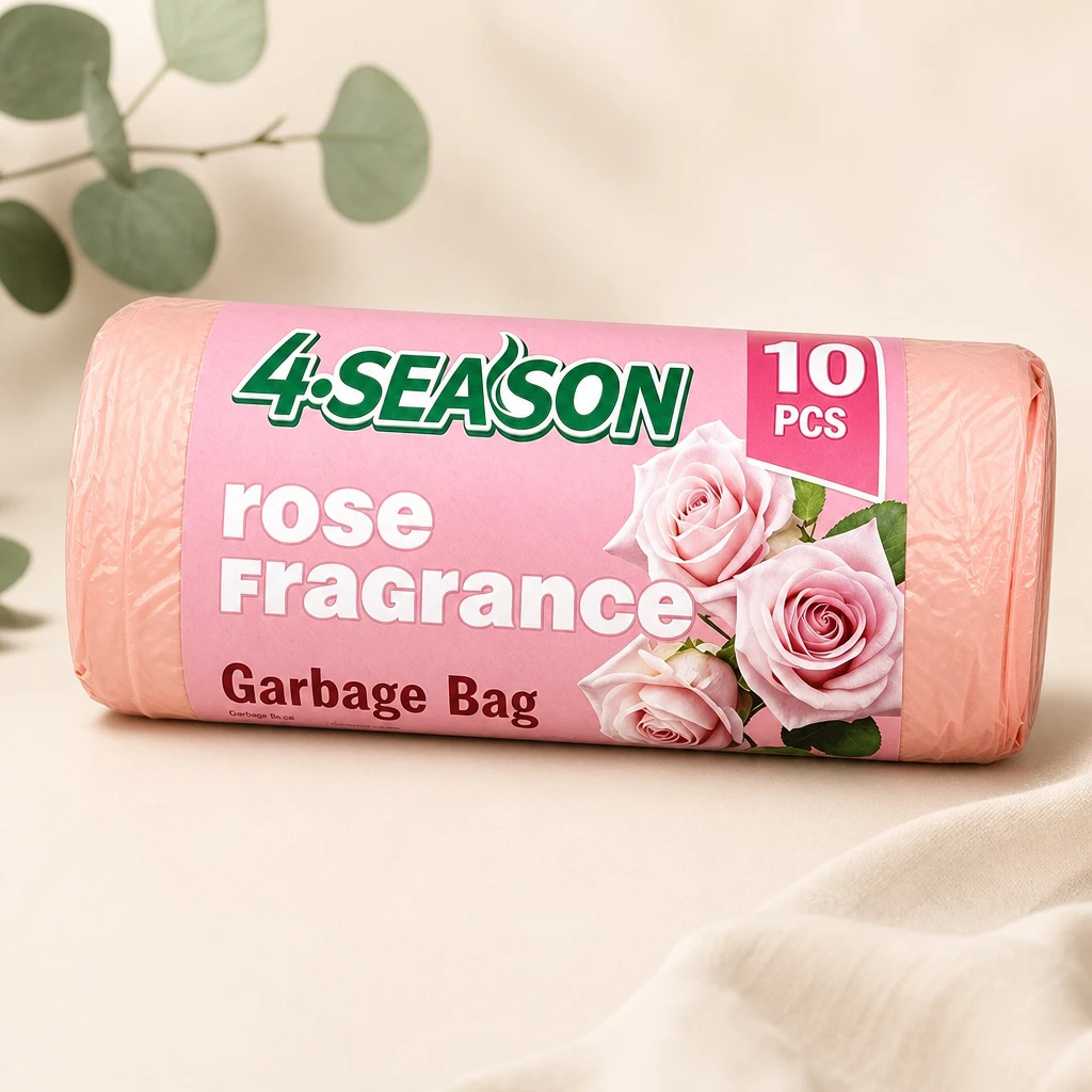 Packaging illustration of Rose Scented Drawstring Bags