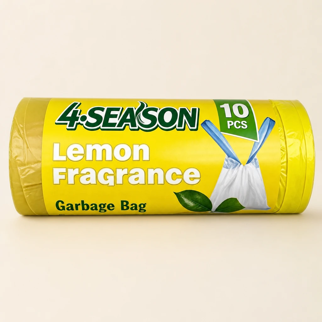 Packaging illustration of Lemon Scented Drawstring Bags