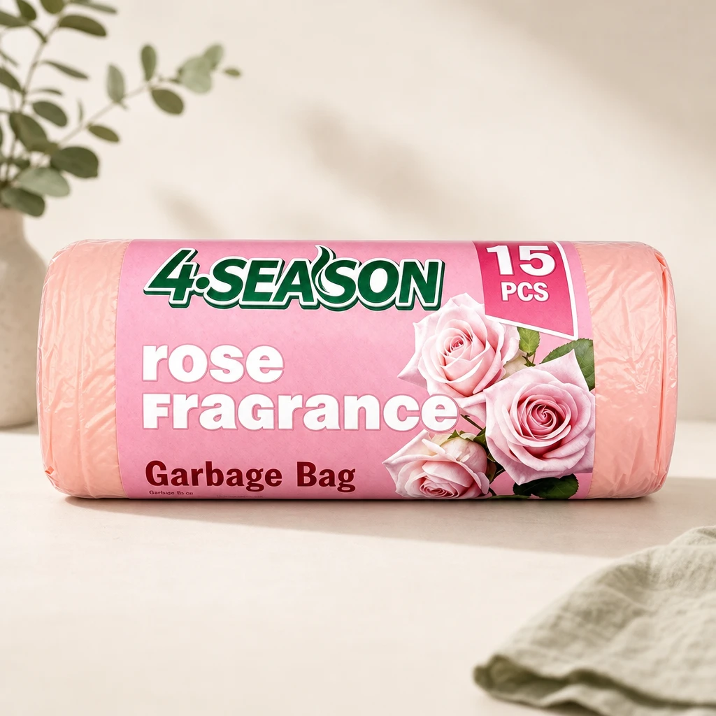 Packaging illustration of Rose Scented Drawstring Bags