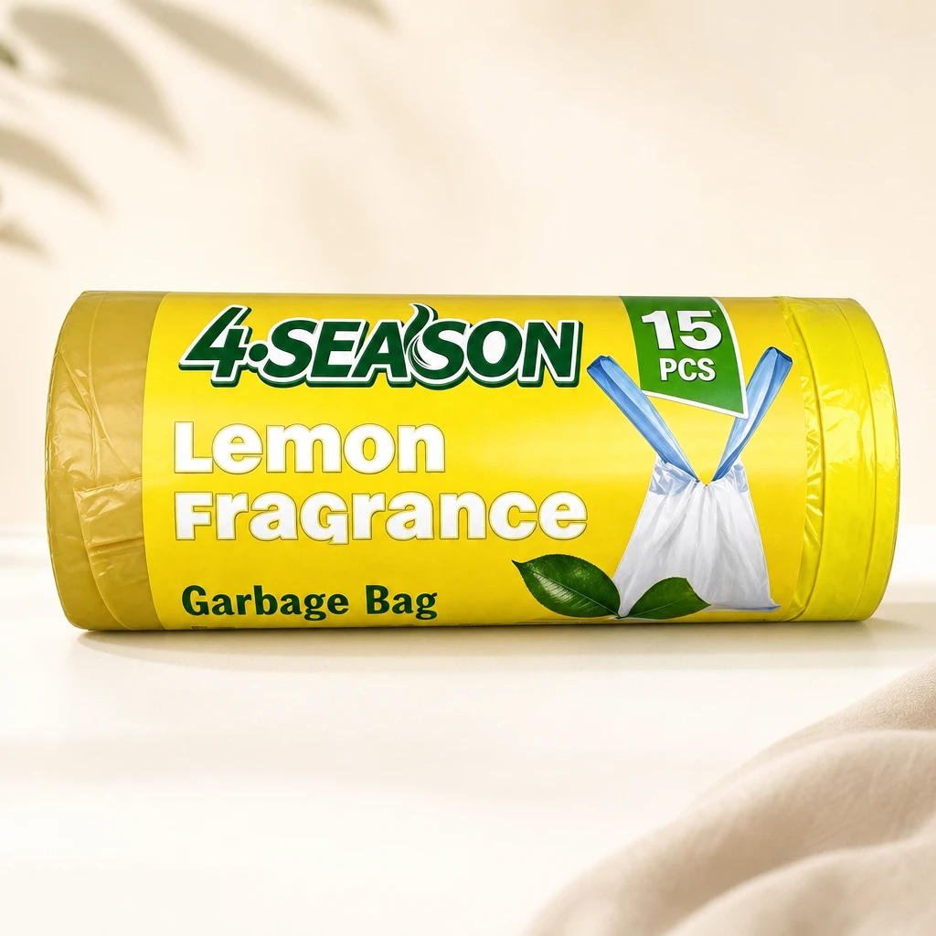 Packaging illustration of Lemon Scented Drawstring Bags