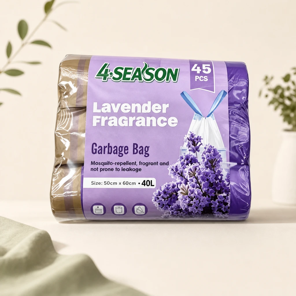 Packaging illustration of Lavender Scented Drawstring Bags