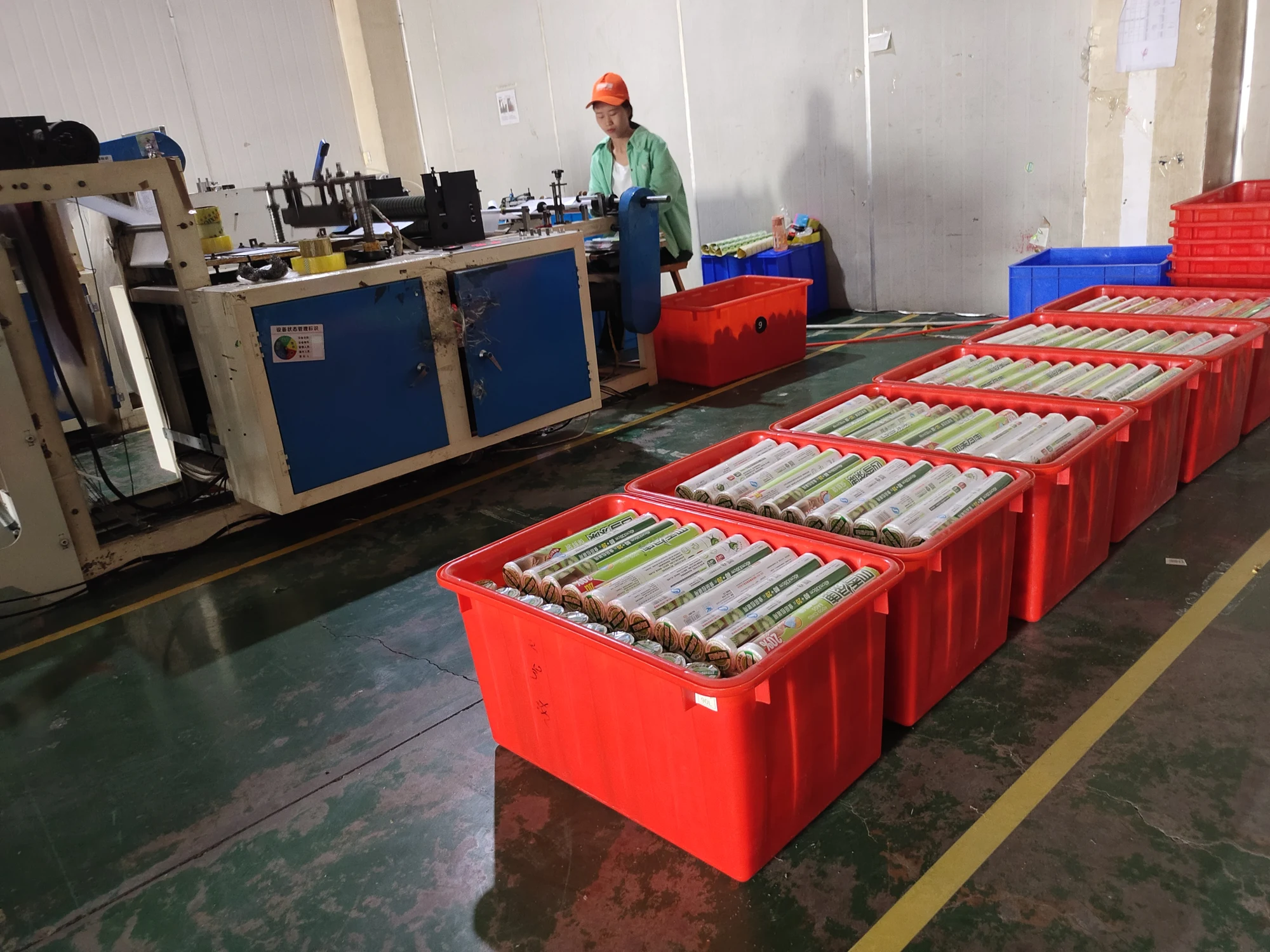 Supplier-provided photograph labelled as a production inspection area