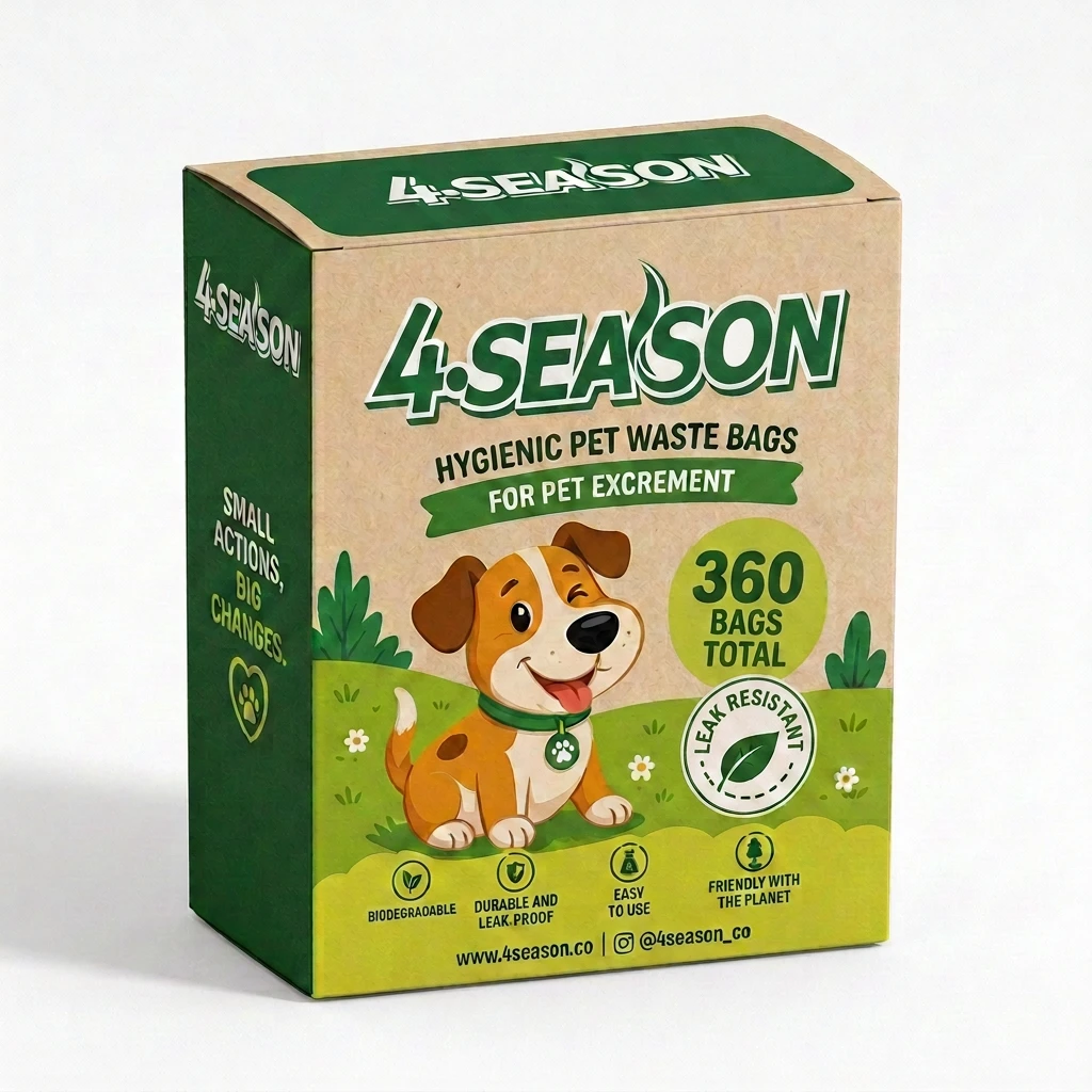 Pet waste bags · box packaging — packaging design reference