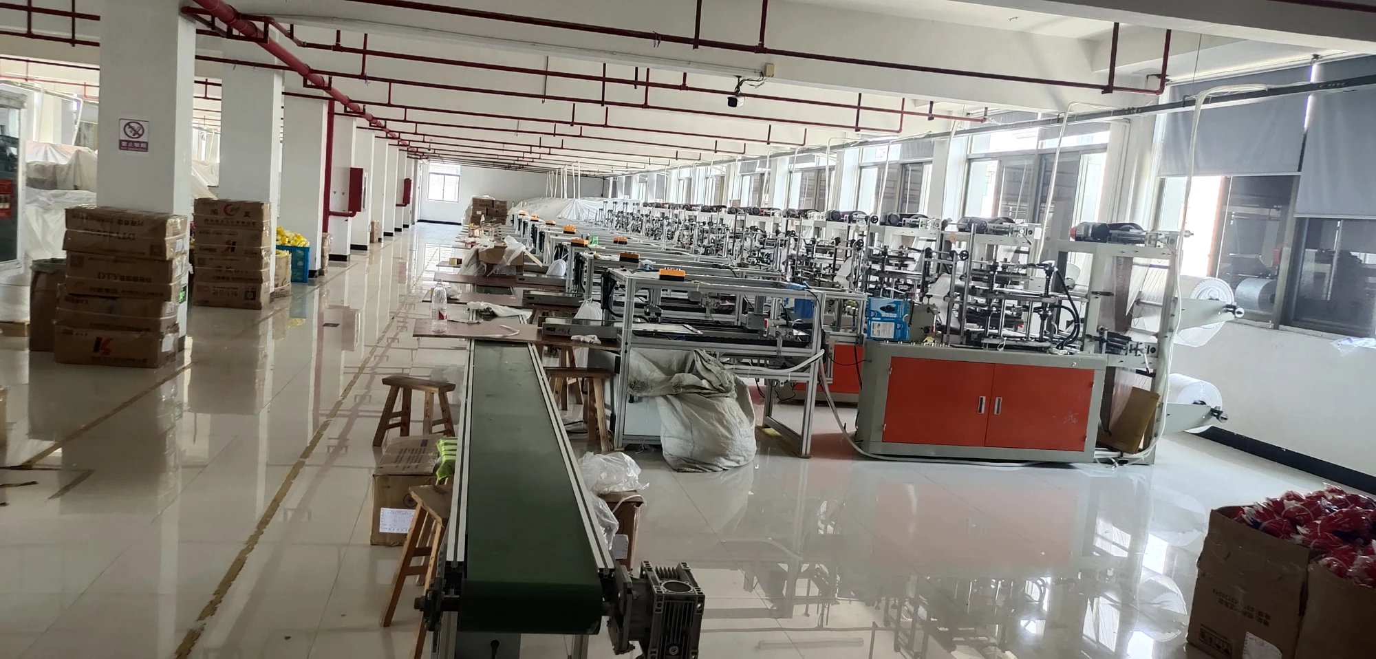 Supplier-provided wide view of the production workshop